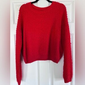 Red sweater, size L